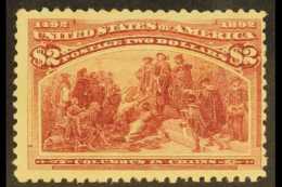 1893 $2 Brown-red, Columbian Expo, Scott 242, Good To Fine Mint. For More Images, Please Visit... - Autres & Non Classés