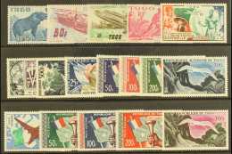 1947-59 AIR POST COLLECTION An Attractive, Never Hinged Mint Complete Run, Yv 17/33, Lovely Condition (17 Stamps)... - Other & Unclassified