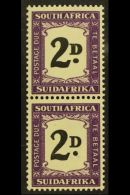POSTAGE DUES 1948-9 2d Thick, Double "2D." In Vertical Pair With Normal, SG D36a, Never Hinged Mint. For More... - Ohne Zuordnung