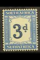 POSTAGE DUE 1932-42 3d Indigo And Milky Blue, Wmk Inverted, SG D28s, Very Fine Never Hinged Mint. For More Images,... - Ohne Zuordnung