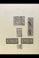 1933-48 HYPHENATED DEFINITIVES COLLECTION THE ONE, FIVE & TEN SHILLING VALUES - Contains Mint & Used,... - Non Classés