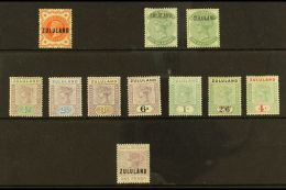ZULULAND 1888-96 All Different Mint Group With 1888-93 ½d On GB, 1888-93 ½d On Natal Both With Stop... - Ohne Zuordnung