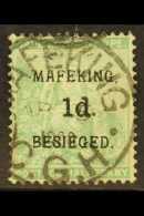 MAFEKING SIEGE 1900 1d On ½d Green, SG 1, Fine Cds Used. For More Images, Please Visit... - Non Classés