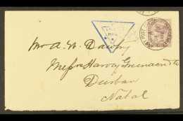 ANGLO-BOER WAR 1901 Cover, Franked GB 1d Lilac, Cancelled "Army Post Office / Lydenburg" 18.12.01 C.d.s. With Blue... - Unclassified