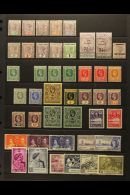 1896-1949 MINT COLLECTION On A Stock Page. Includes 1896-97 Set To 1s, KGV Ranges To 1's, KGVI Omnibus Sets.... - Sierra Leone (...-1960)
