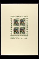 1979 HUNDERTWASSER SHEETLETS A Complete Set Of The Three Hundertwasser Numbered Sheetlets Of Four, Mi Blocks... - Sonstige & Ohne Zuordnung