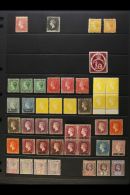 1861-1952 MINT SELECTION Presented On A Series Of Stock Pages. Includes QV Shaded Ranges To 1s, KEVII With 1909-11... - St.Vincent (...-1979)