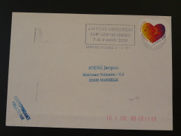 70 Haute Saone Saint Loup Sur Semouse Foire Exposition 2001 - Flamme Sur Lettre Postmark On Cover - Mechanical Postmarks (Advertisement)