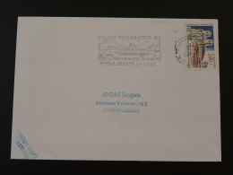 70 Haute Saone Vesoul Salon Philasaone 1993 - Flamme Sur Lettre Postmark On Cover - Oblitérations & Flammes