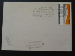 74 Haute Savoie Faverges Bicentenaire Révolution Francaise 1989 - Flamme Sur Lettre Postmark On Cover - Révolution Française