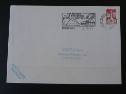 76 Seine Maritime Bonsecours 1992 - Flamme Sur Lettre Postmark On Cover - Mechanical Postmarks (Advertisement)