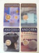 Andorre 2015 Et 2016 : Lot Des 4 Pièces De 2€ Commémorative (en Coincard) - Disponible En France - Andorra