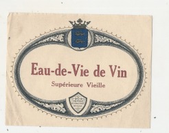 - étiquette - Eau De Vie De Vin  - PLIS - Whisky