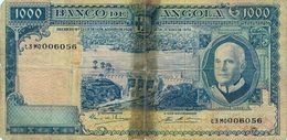 Angola , 1970 , Colony , Colonie , Banknote , Billet , 1000 Escudos , Americo Tomas , Palanca - Angola