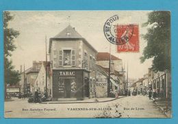 CPA Tabac Marché Rue Antoine Fayard VARENNES-SUR-ALLIER 03 - Other & Unclassified