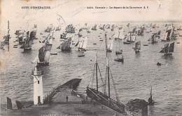 Cancale      35      Les Régates . Départ De La Caravane   (voir Scan) - Cancale