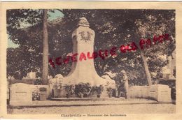 08 - CHARLEVILLE MEZIERES- MONUMENT DES INSTITUTEURS - EDITEUR LELOUP - Charleville