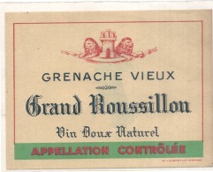 - étiquette  Grenche Vieux Grand Roussillon - - Leoni