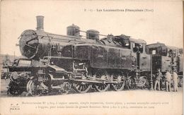 ¤¤  -  Les Locomotives Françaises Du Nord  - Machine-Tender N° 3.804 à Vapeur  - Cheminots  -  ¤¤ - Treni