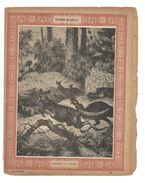 Kangourou Casoar Protège-cahier Couverture De Cahier Corbeil Crété Fin XIX  Didactique Au Dos. Etat Moyen Mais RR. - Animals