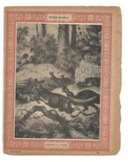 Kangourou Casoar Protège-cahier Couverture De Cahier Corbeil Crété Fin XIX  Didactique Au Dos. Etat Moyen Mais RR. - Tiere