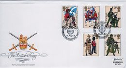 Great Britain First  Day Cover To Commemorate The British Army - 1981-1990 Decimal Issues