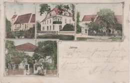 Litho AK Jahna Gasthof Silbermann Schule Bei Ostrau Stauchitz Staucha Binnewitz Clantzschwitz Hof Pulsitz Weichteritz - Lommatzsch