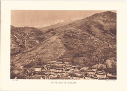 Héliogravure Un Village De Soulane ( Cliché D. Faucher ) - Estampes & Gravures