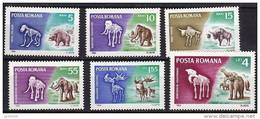 ROUMANIE Animaux Prehistoriques, Prehistoire. Yvert N°2267/72 **  MNH - Vor- U. Frühgeschichte