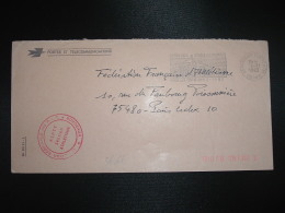 LETTRE P ET T OBL.MEC.2-11-1983 BORDEAUX CENTRE DE TRI GIRONDE (33) ASPTT Section ATHLETISME - Lettres Civiles En Franchise