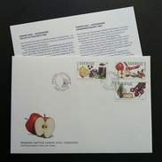 Sweden Gastronomy 2005 Fruit Food Vegetables Fruits Cuisine (stamp FDC) *non Face Value - Covers & Documents