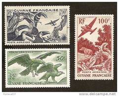 Guyane  PA N°35/37 N* TB Cote 70 Euros!!!RARE - Autres & Non Classés