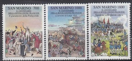 SAN MARINO 1421-1423,unused - Revolución Francesa