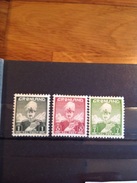 Greenland 1938-46 Low Values Mint SG 1-3 Mi 1-3 - Unused Stamps