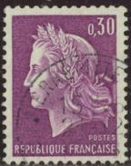 France 1967 Yv. N°1536 - 30c Lilas Marianne De Cheffer - Oblitéré - 1967-1970 Maríanne De Cheffer