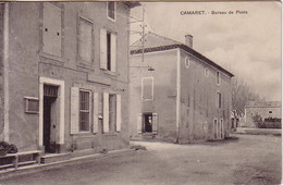 VAUCLUSE - CAMARET - BUREAU DE POSTE - CARTE DATEE DE 1909. - Camaret Sur Aigues