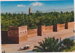 Afrique,maghreb,MAROC,MOROCCO,MARRAKECH,ATTELAGE,REMPARTS - Marrakesh