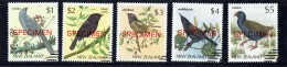 1983-6  Bird Definitives -  Dollar Values - SPECIMEN - Overprint - Oblitérés