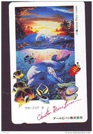 Télécarte Japon * DAUPHIN * DOLPHIN (934) Japan () Phonecard * DELPHIN * GOLFINO * DOLFIJN * - Dolfijnen