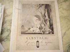 Delcampe - ANCIENNE PUBLICITE APRES LE REPAS COINTREAU - Alcools