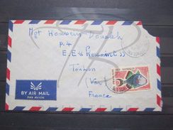 VEND TIMBRE DE LA COTE FRANCAISE DES SOMALIS N° 300 , SEUL SUR LETTRE !!! (c) - Lettres & Documents