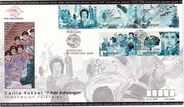 5 Enveloppes Commémoratives - Indonésie