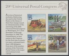 !a! USA Sc# 2438 MNH SHEET Of 4 - Traditional Mail Delivery - Hojas Completas