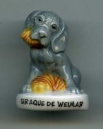 FEVES - FEVE - PETITS POLISSONS - BRAQUE DE WEIMAR - Animaux