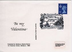 Great Britain Commemorative Card To Celebrate The St Valentines Day. - Zonder Classificatie