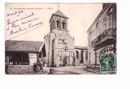 79 Frontenay Rohan Rohan Eglise Cpa Animée Cachet 1913 - Frontenay-Rohan-Rohan