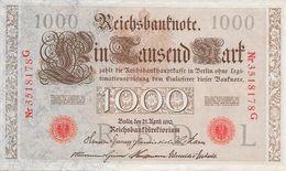 1000 Mark - 21 Avril 1910 - Reichsbanknote - 1000 Mark