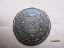 Uruguay: 2 Centesimos 1869 A (Paris) - Uruguay