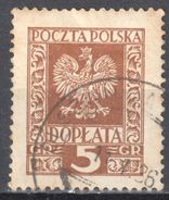 Poland 1930 - Postage Due - Mi.80  - Used - Strafport