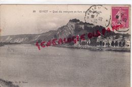 08 - GIVET - QUAI DU REMPART ET FORT DE CHARLEMONT - Givet